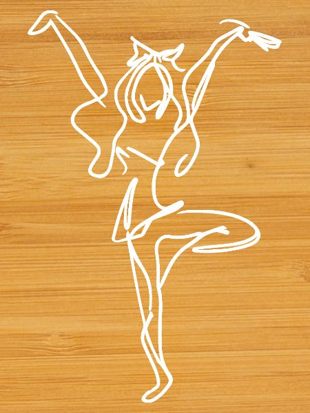 Cheerleader Drawing