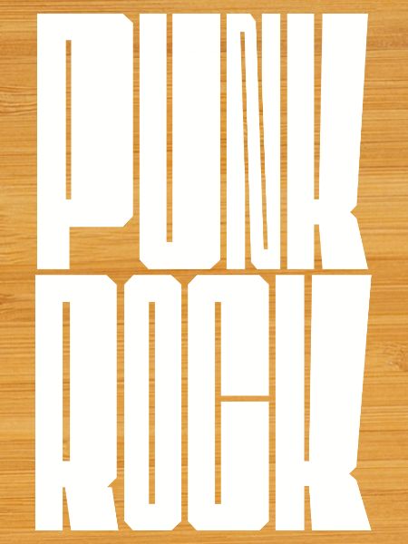Punk Rock Stencil Bold