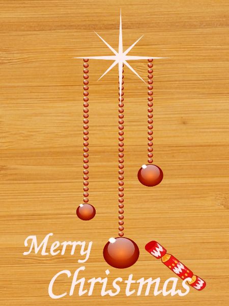 Christmas balls with candy