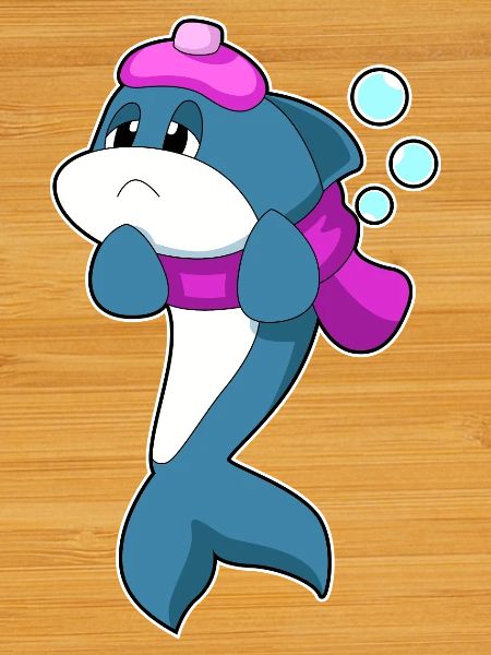 Bouillotte dauphins
