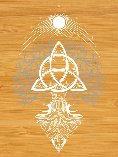 Yggdrasil Tree of Life Triquetra