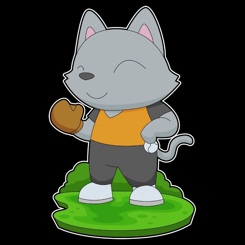 Cat Baseball Gant de baseball