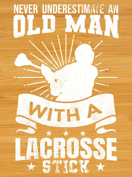 Lacrosse Player Grandpa