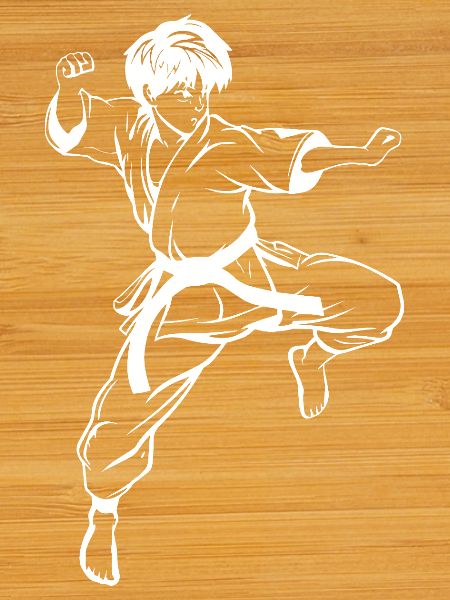 Karate Boy Sketch