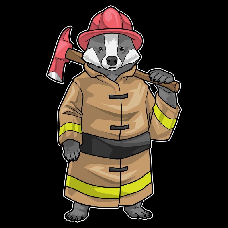 Badger Pompier Hache Brigade de pompiers