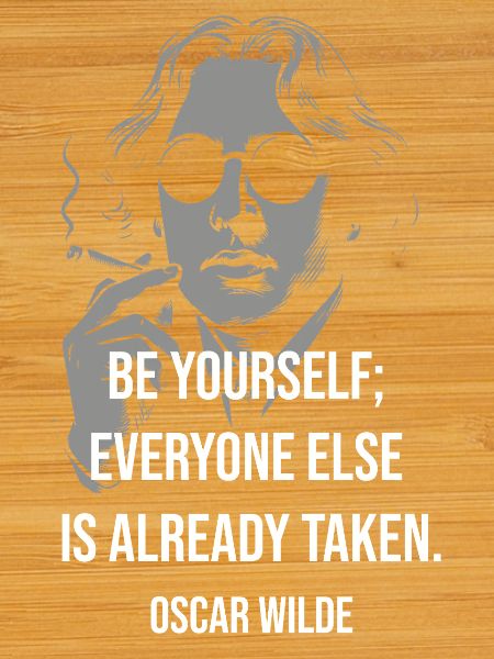 Be Yourself Oscar Wilde Tee