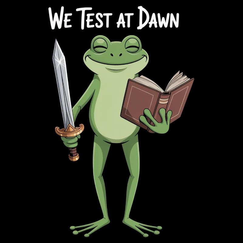 Frog Knight at Dawn