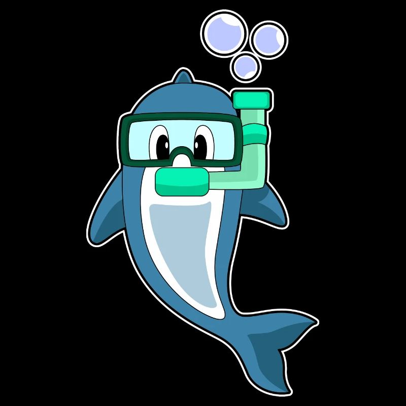Plongée en apnée avec plongeur de dauphins