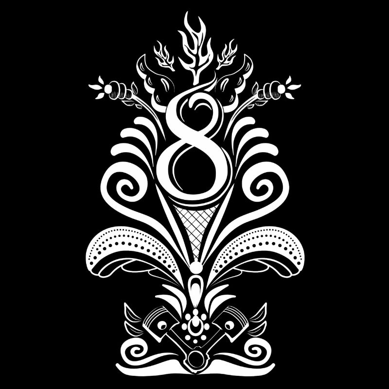 Kurbits V8 No:2 - white