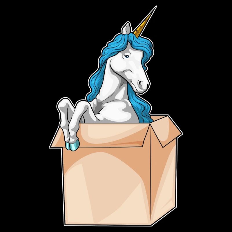 Einhorn Karton