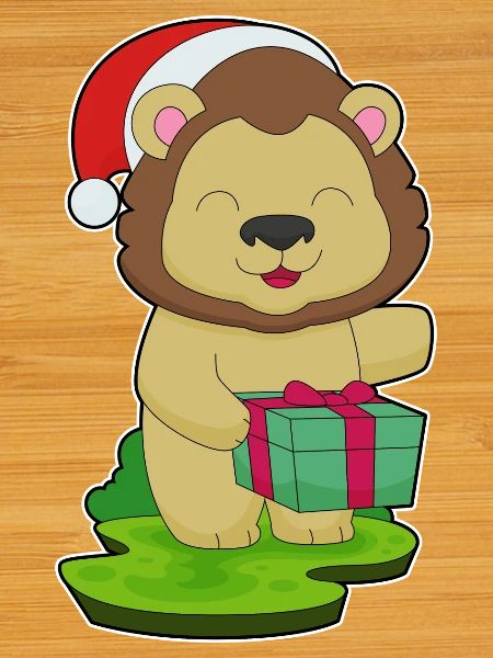 Lion Christmas Package
