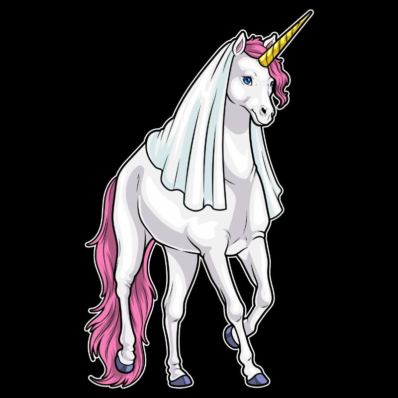 Licorne Voile de mariée Mariage