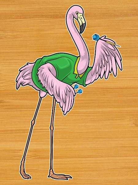 Flamingo Dart Dartpfeil