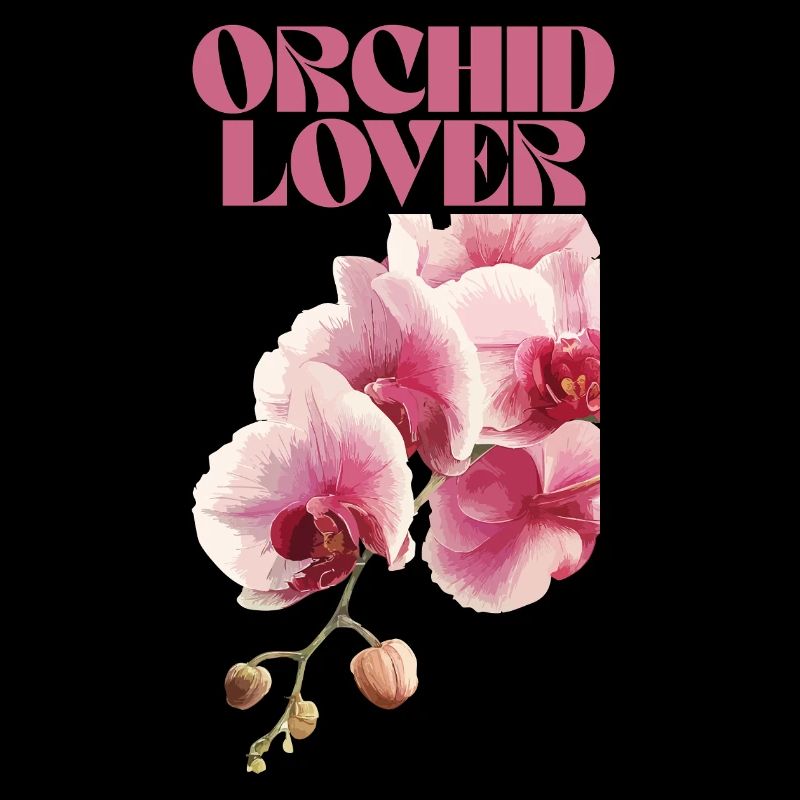Orchid Lover Botanical Illustration
