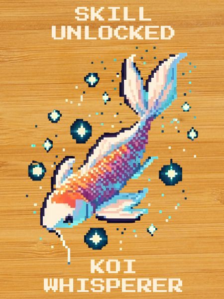 Skill freigeschaltet: Koi-Flüsterer | Koi Teich