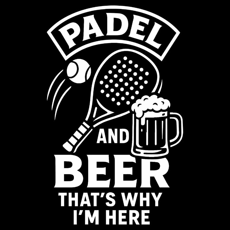 Padel und Bier, deshalb bin ich hier