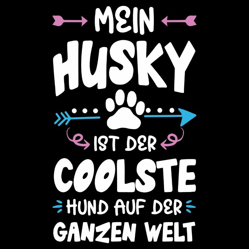 chien husky disant
