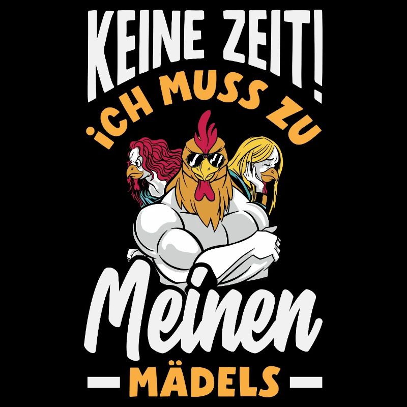 Pas le temps! Je dois aller vers mes filles – des poulets