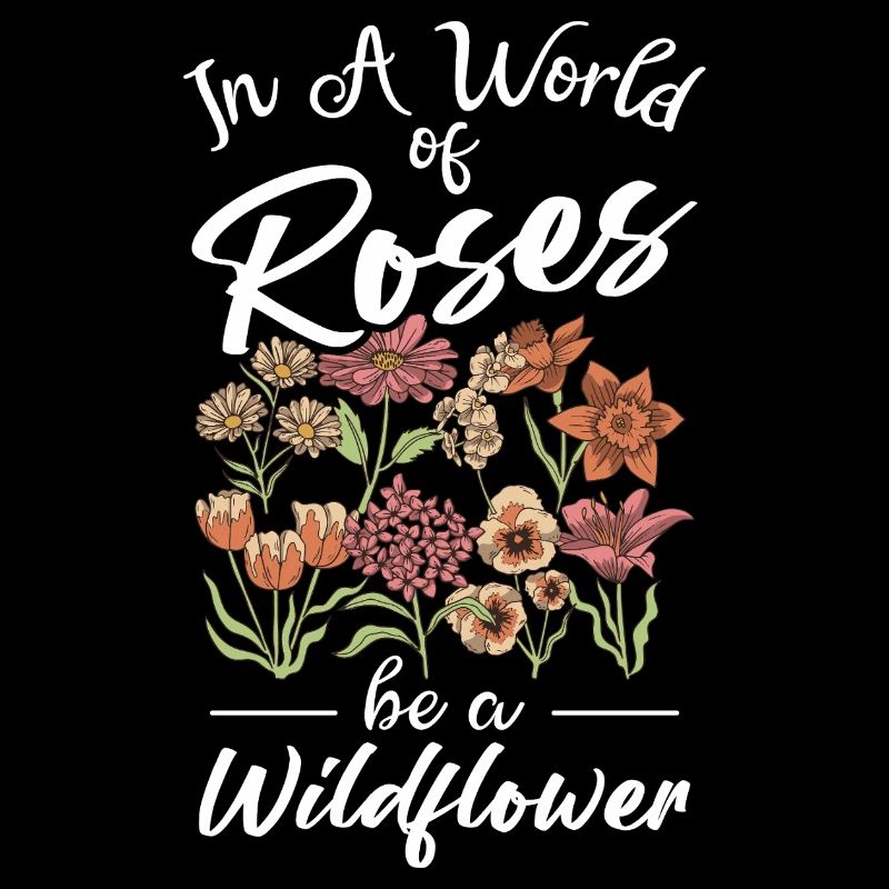 Sei eine Wilde Blume in Rosengarten
