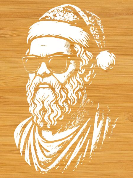 Santa Sunglasses Pop Art