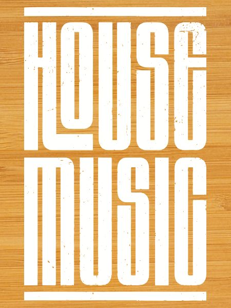 house music bold logo