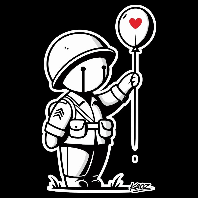 Loving Tiny Soldier Balloon