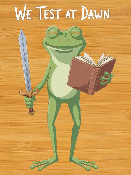 Dawn Quest Frog with Book