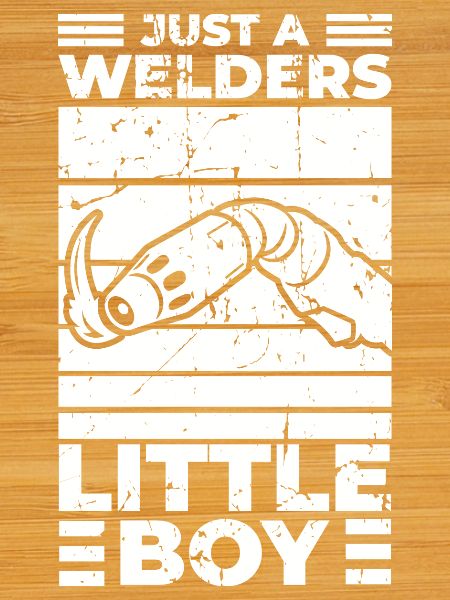 Funny welder boy