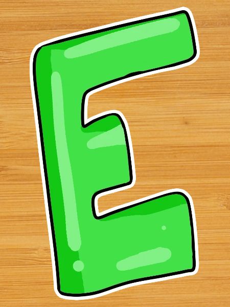 Letter E Initial point