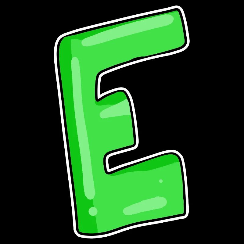 Lettre E Point de départ