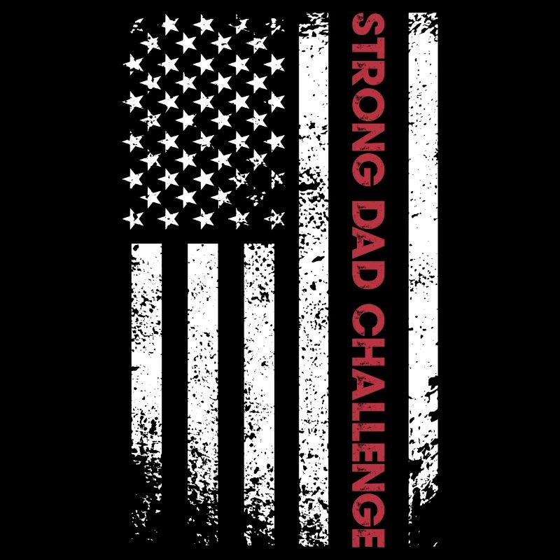 Strong Dad Challenge Flag