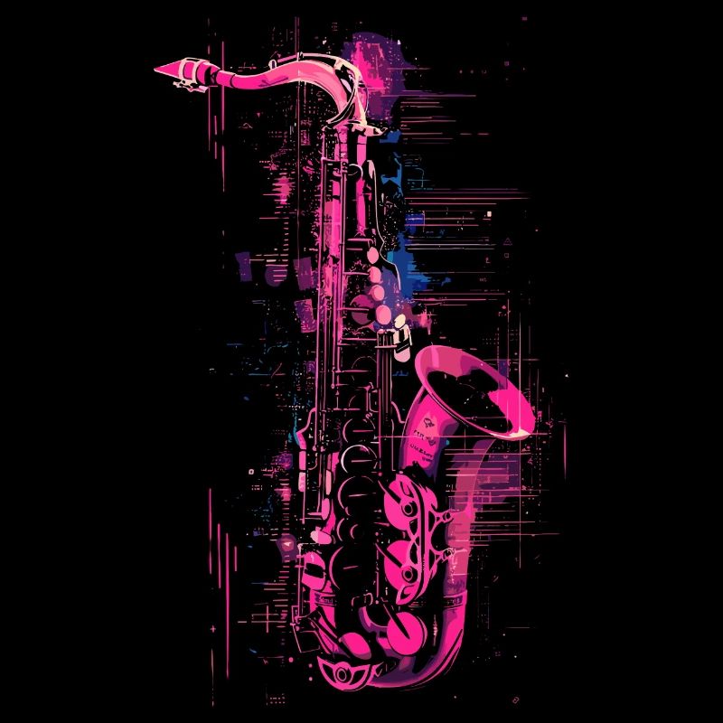 Graphisme pour saxophone