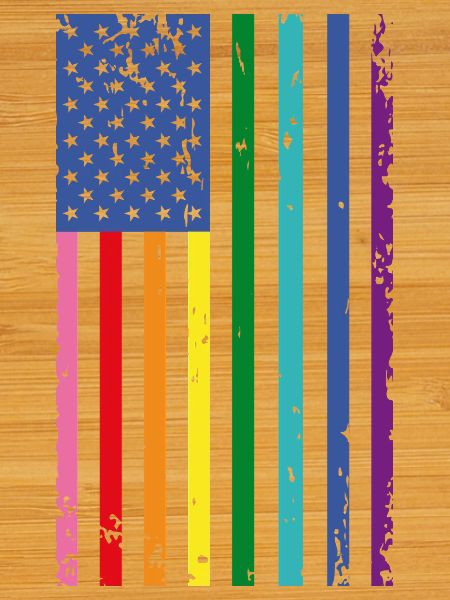 Drapeau arc-en-ciel des États-Unis