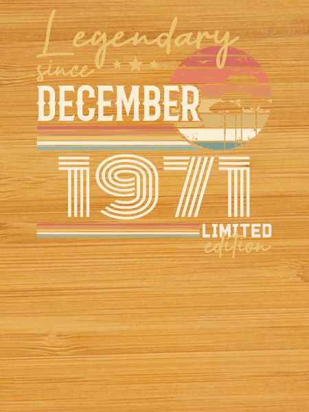 December 1971 54th Anniversary Gift