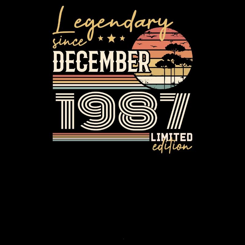 Cadeau 38e Anniversaire Décembre 1987