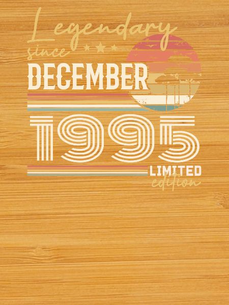 30th Anniversary Gift December 1995