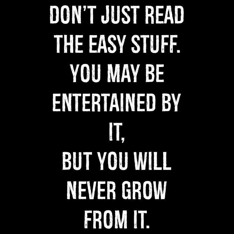 Lesen Sie nicht nur die einfachen Dinge, die Sie möglicherweise eingeben