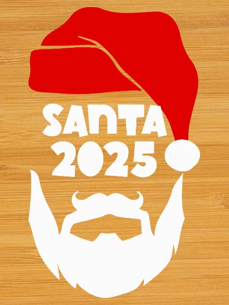 Santa 2025 Silhouette Tee