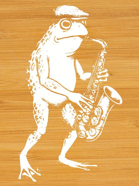 Saxophoniste Jazz Frog