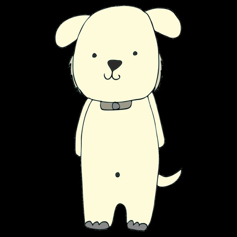 chien jaune