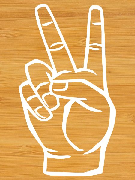 Peace Symbol - Victory Sign