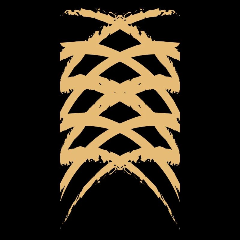 Diamond Art Crossed Pattern woody bones