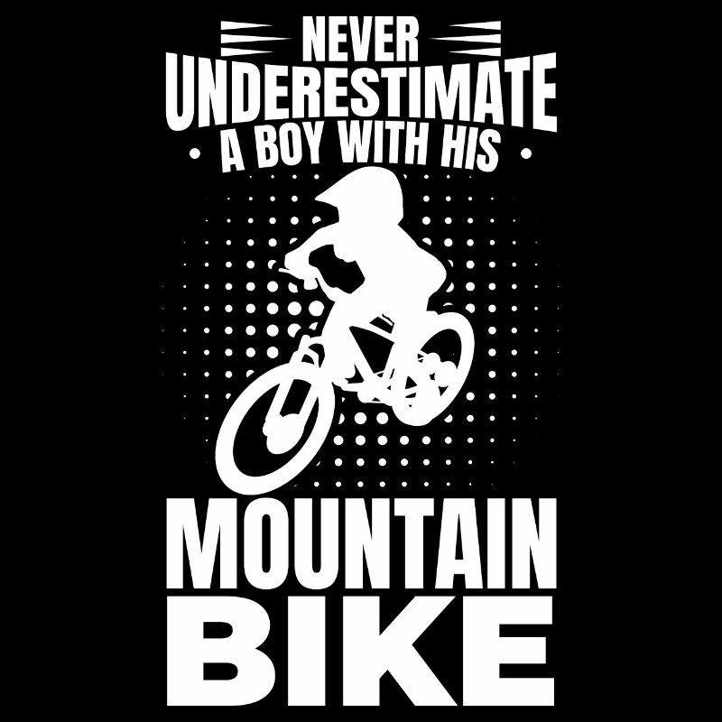 Mountainbiker Junge