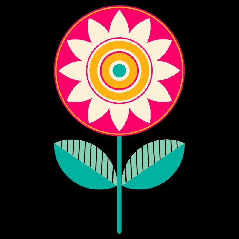 Süße bunte Blume