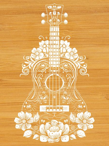 Ukulele Comic Style