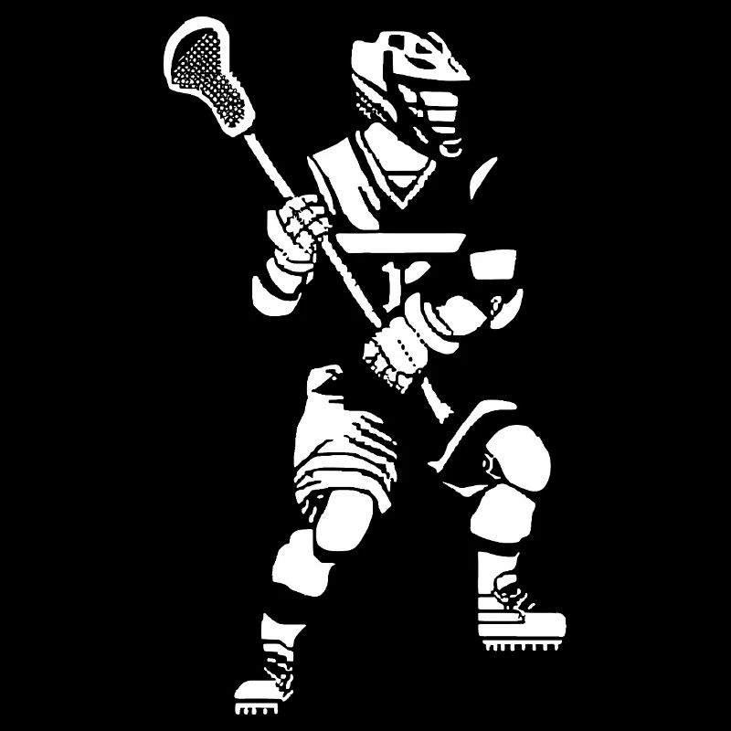 Lacrossespieler Pixel Art