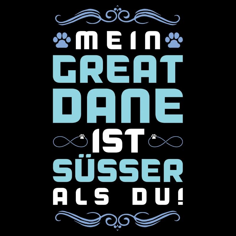 great dane hund spruch