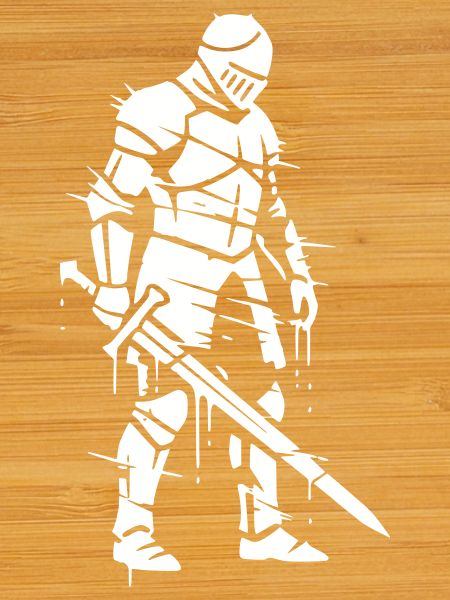 Knight Graffiti Streetwear Vector