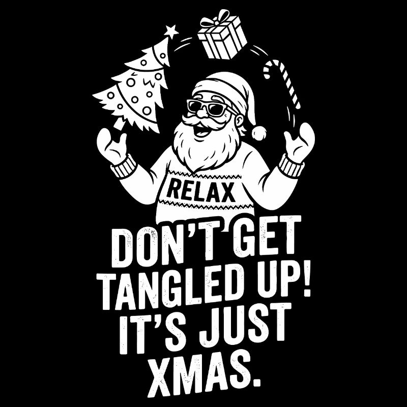 Relax Santa: Don't Get Tangled Xmas