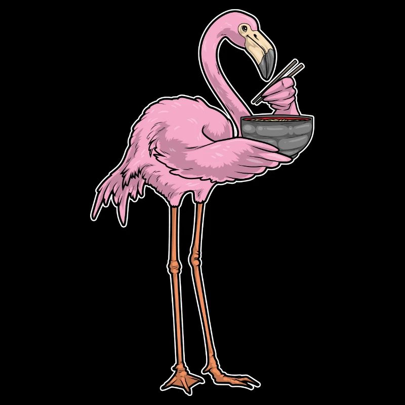 Cuisson de ramen pour Chef Flamant Rose